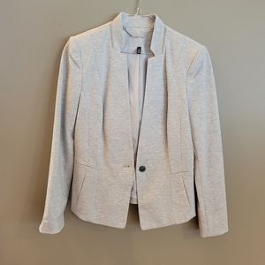 White House Black Market gray lined jacket size 6 blazer